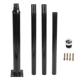 Street Light Pole 13ft Tall Outside Split Outdoor Lighting Lamp Monitoring Post Props