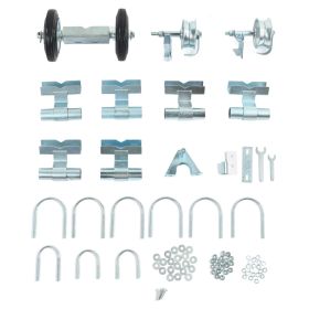 Rolling Chain Link Gate Wheel Kit Yard Gate Wheel Rut Runner Set for Farm Grass Land